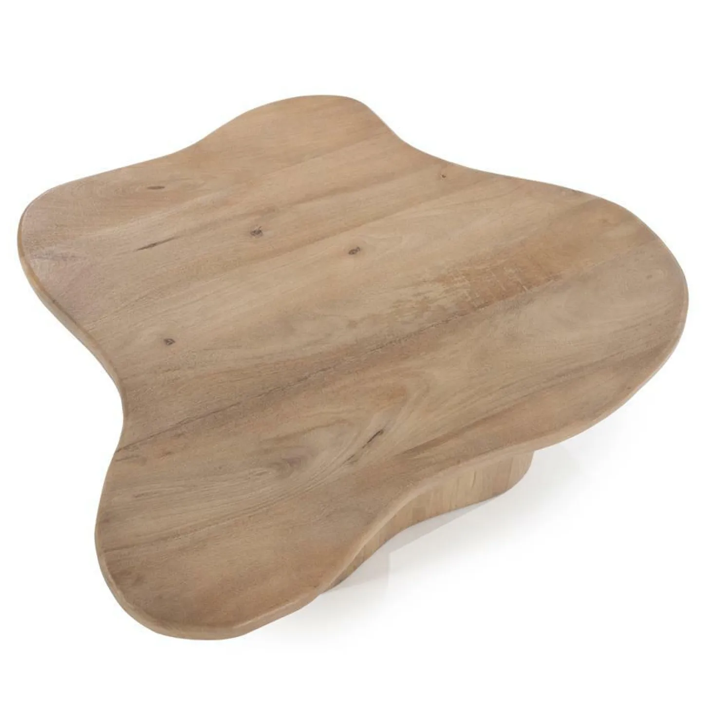 Organische Salontafel Fall Mangohout Set van 2 - Naturel - Loft24.nl