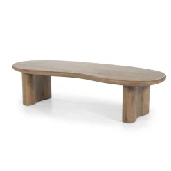 Organische Salontafel Josh - Bruin - Loft24.nl