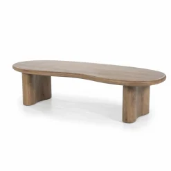 Organische Salontafel Josh - Bruin - Loft24.nl