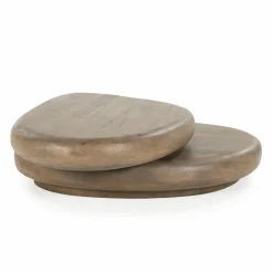 Organische Salontafel Kabo Mangohout - Bruin - Loft24.nl