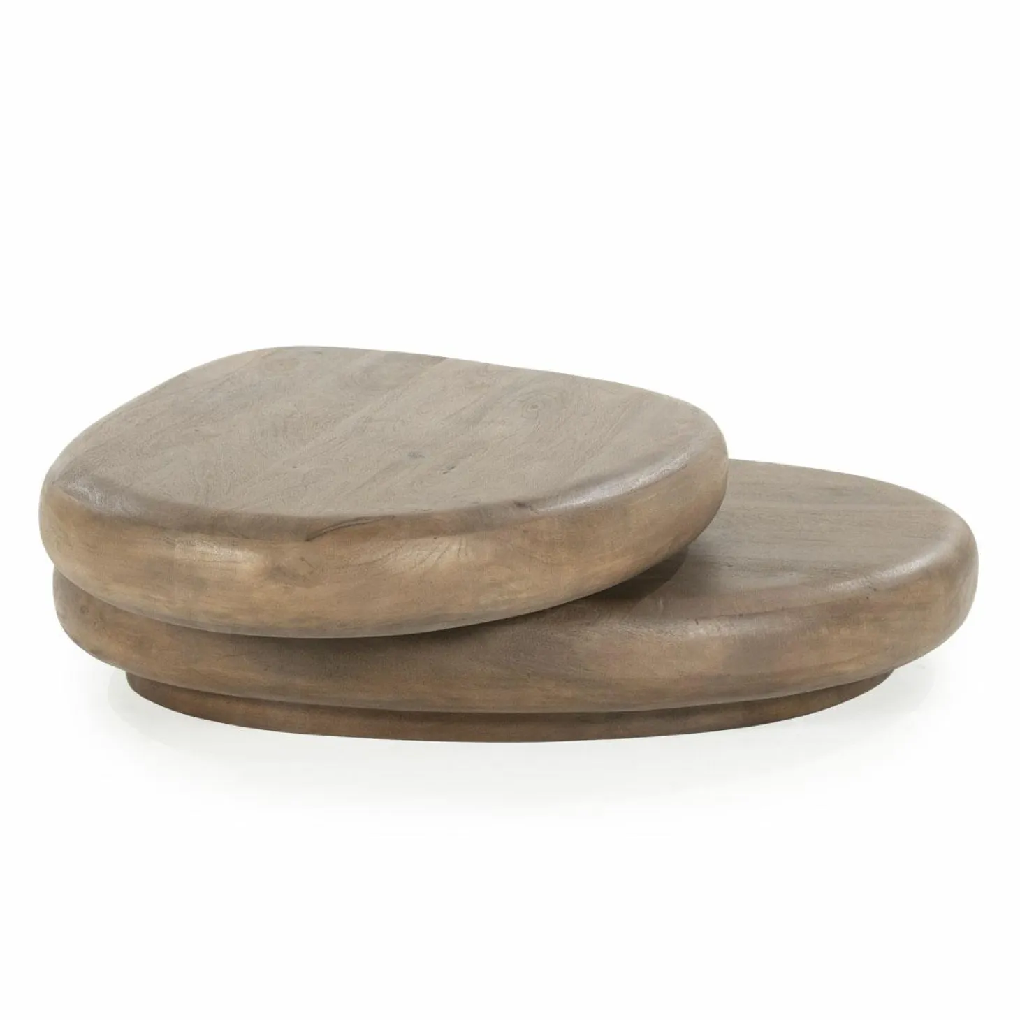 Organische Salontafel Kabo Mangohout - Bruin - Loft24.nl