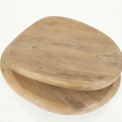Organische Salontafel Kabo Mangohout - Naturel - Loft24.nl