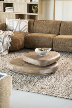 Organische Salontafel Kabo Mangohout - Naturel - Loft24.nl