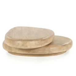 Organische Salontafel Kabo Mangohout - Naturel - Loft24.nl