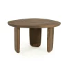 Organische Salontafel Maud Mangohout 65 x 56cm - Lichtbruin - Loft24.nl