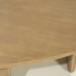 Organische Salontafel Maud Mangohout 100 x 85cm - Naturel - Loft24.nl