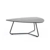 Organische Salontafel Moos Eikenhout 85 x 95 cm - Zwart - Loft24.nl