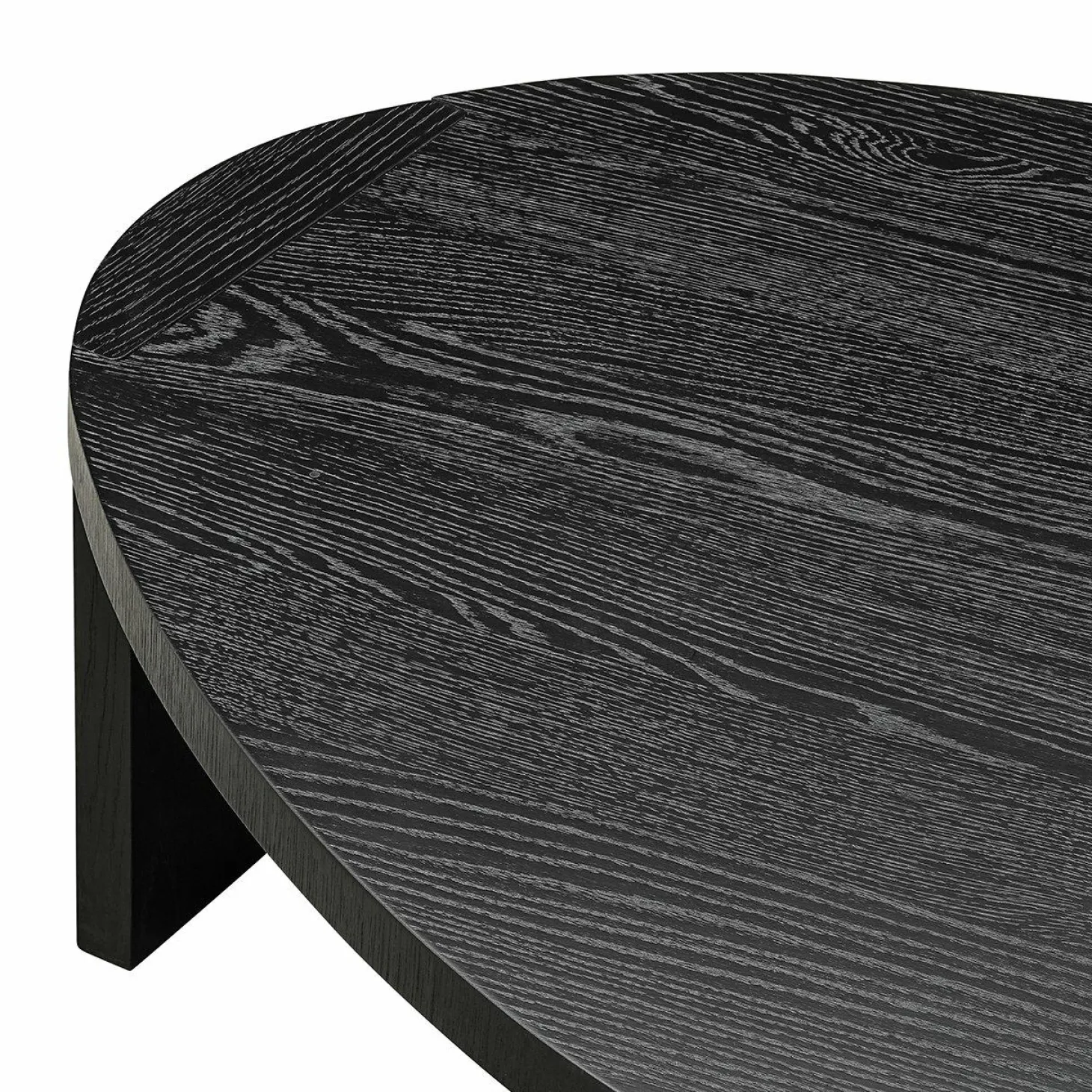 Organische Salontafel Navarino Set van 2 stuks - Zwart - Loft24.nl