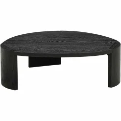 Organische Salontafel Navarino Set van 2 stuks - Zwart - Loft24.nl