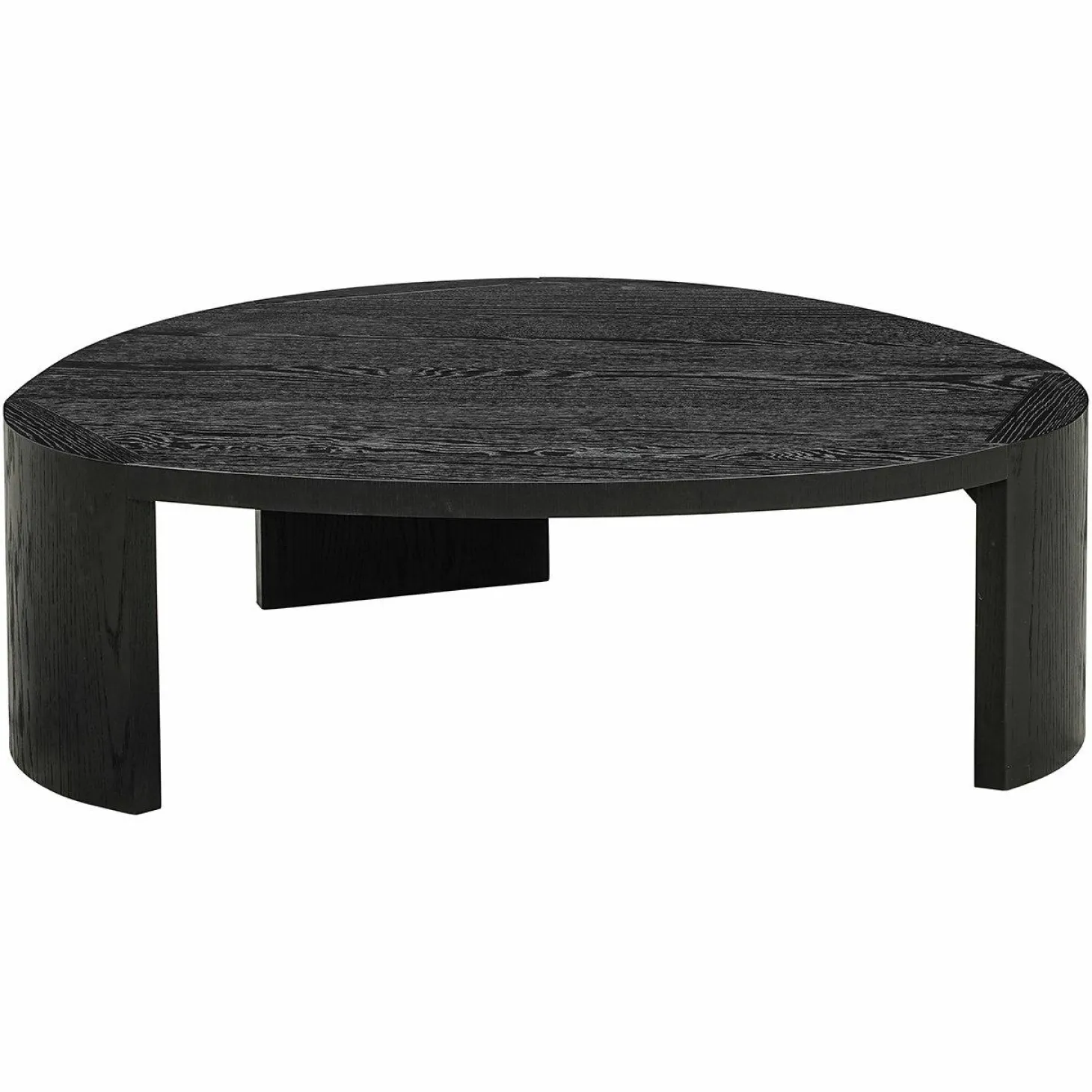 Organische Salontafel Navarino Set van 2 stuks - Zwart - Loft24.nl