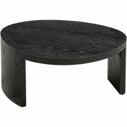 Organische Salontafel Navarino Set van 2 stuks - Zwart - Loft24.nl