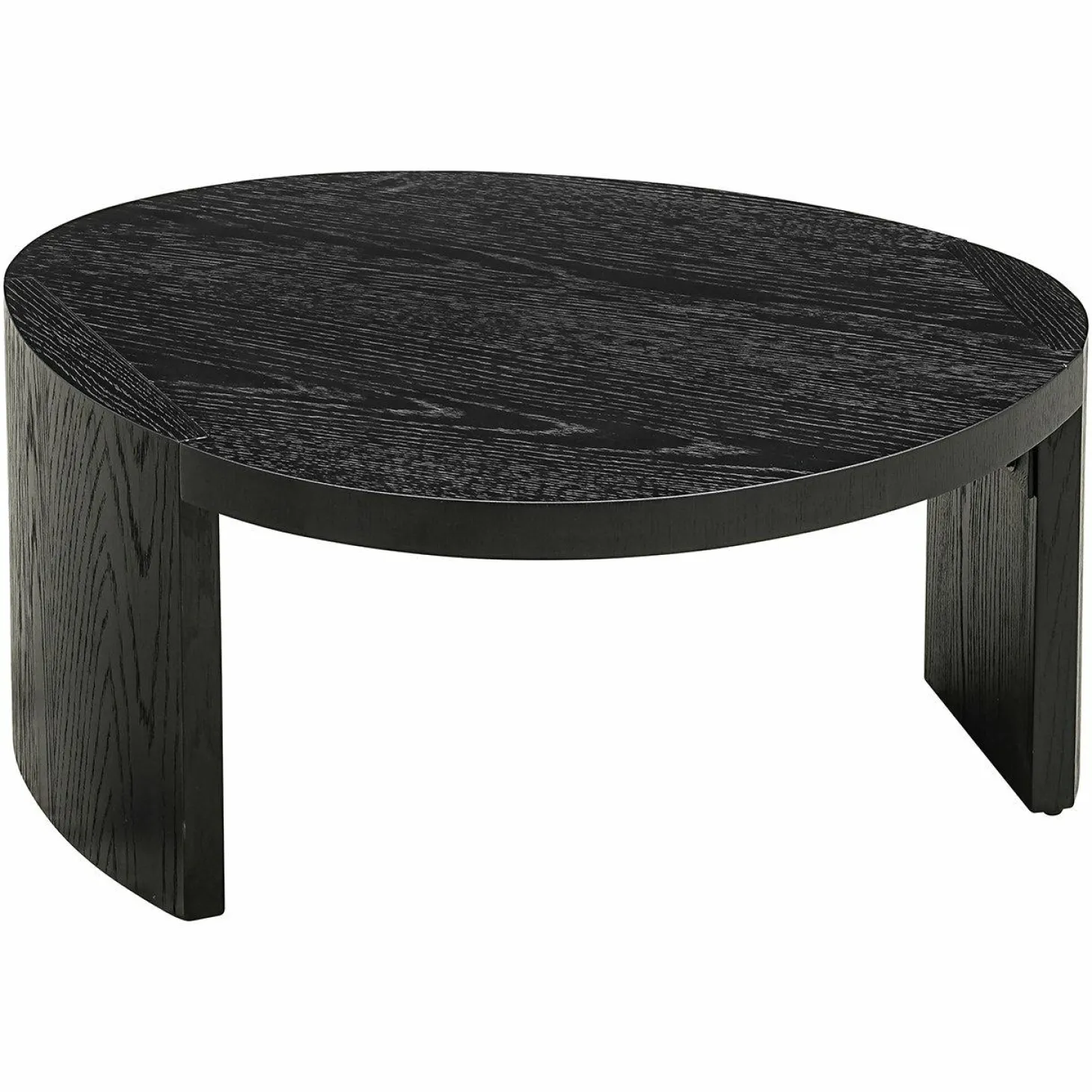 Organische Salontafel Navarino Set van 2 stuks - Zwart - Loft24.nl