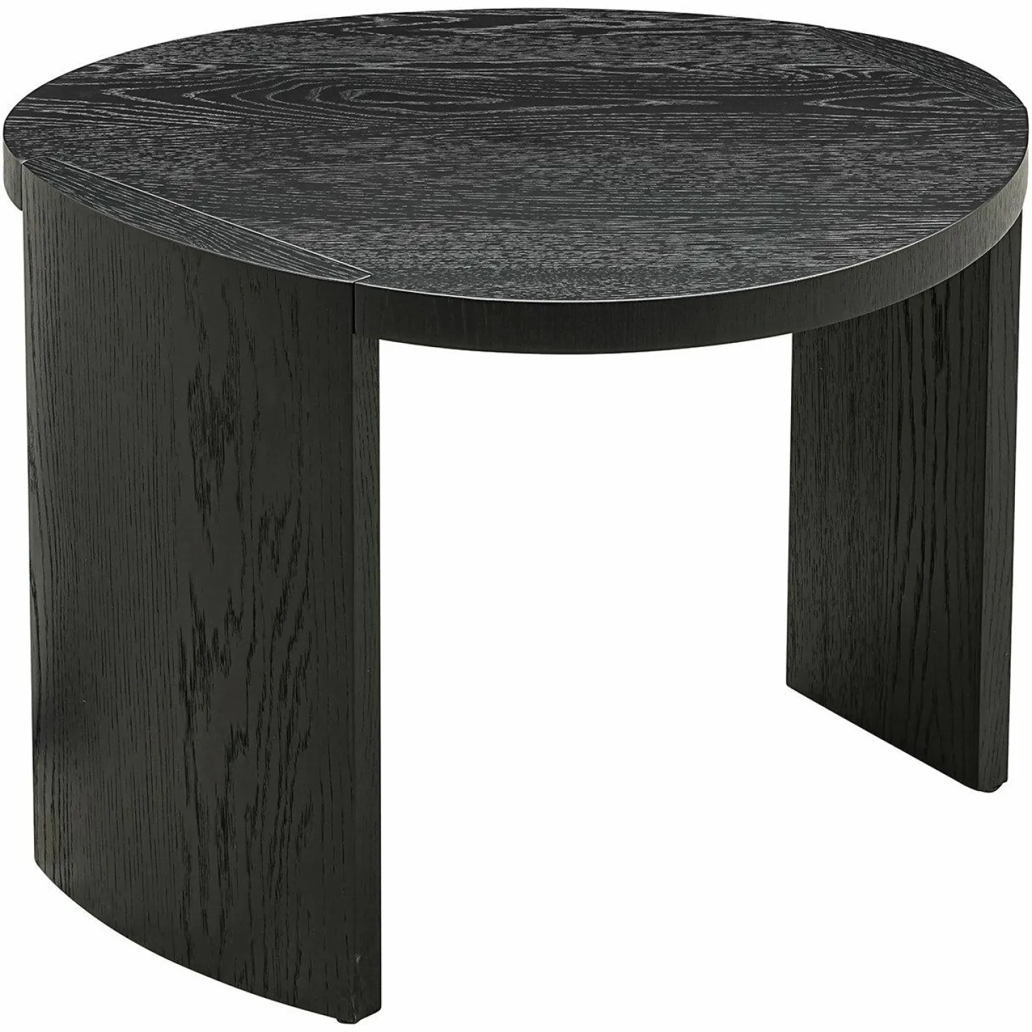 Organische Salontafel Navarino Set van 2 stuks - Zwart - Loft24.nl