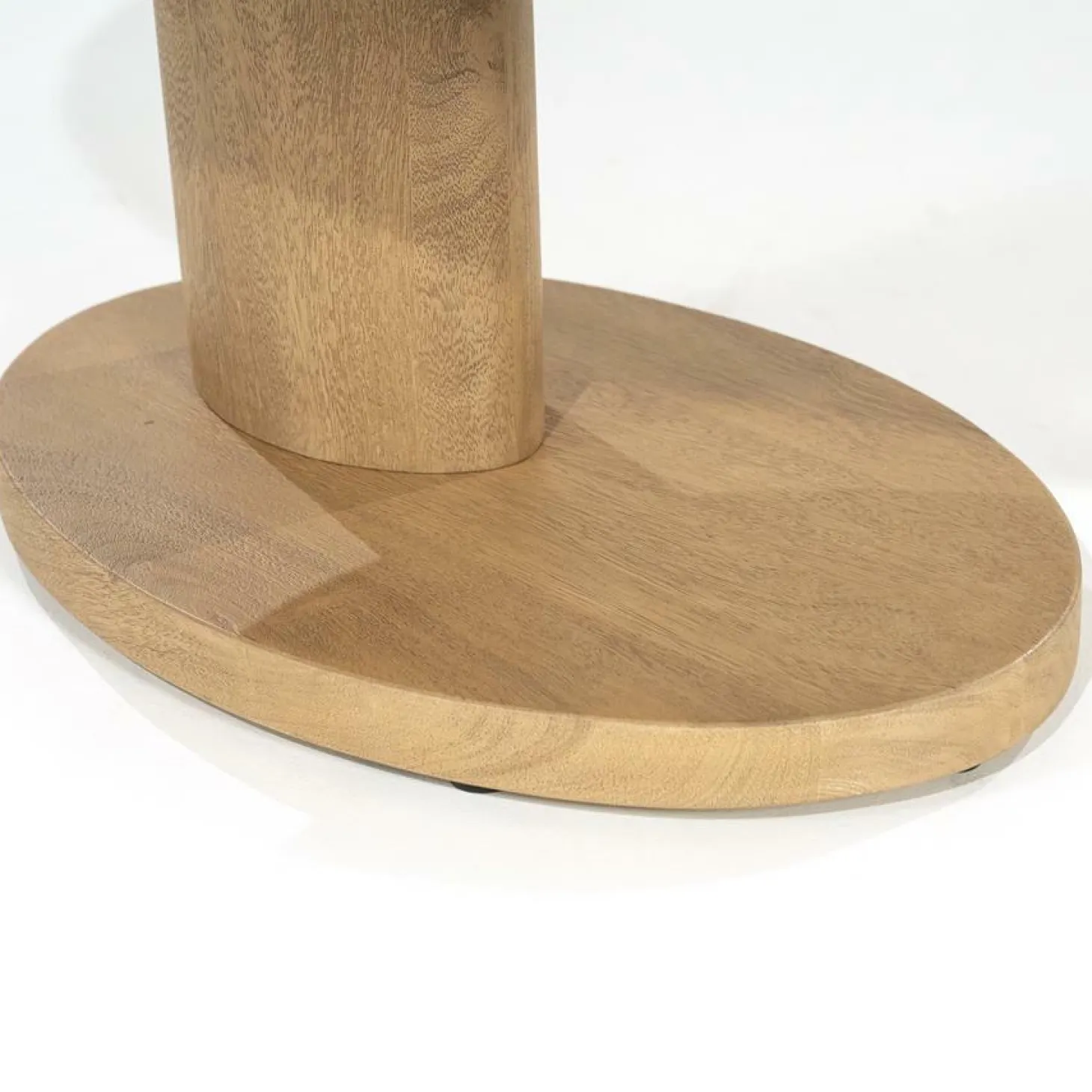 Organische Salontafel Novia Mangohout 90 x 60cm - Naturel - Loft24.nl