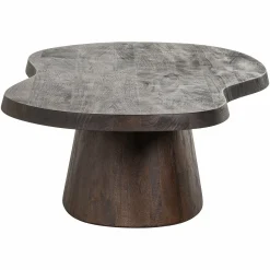 Organische Salontafel Odile Mangohout - Bruin - Loft24.nl