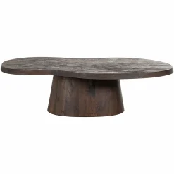 Organische Salontafel Odile Mangohout - Bruin - Loft24.nl