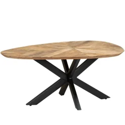 Organische Salontafel Pianella Mangohout 90cm - Bruin - Loft24.nl