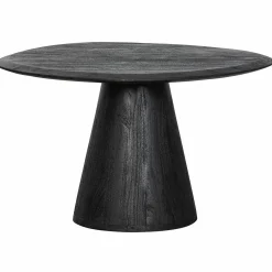 Organische Salontafel Posture Mangohout 70x59cm -  Zwart - Loft24.nl