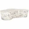Organische Salontafel Rockyard Faux Marmer - 127 x 122 cm - Loft24.nl