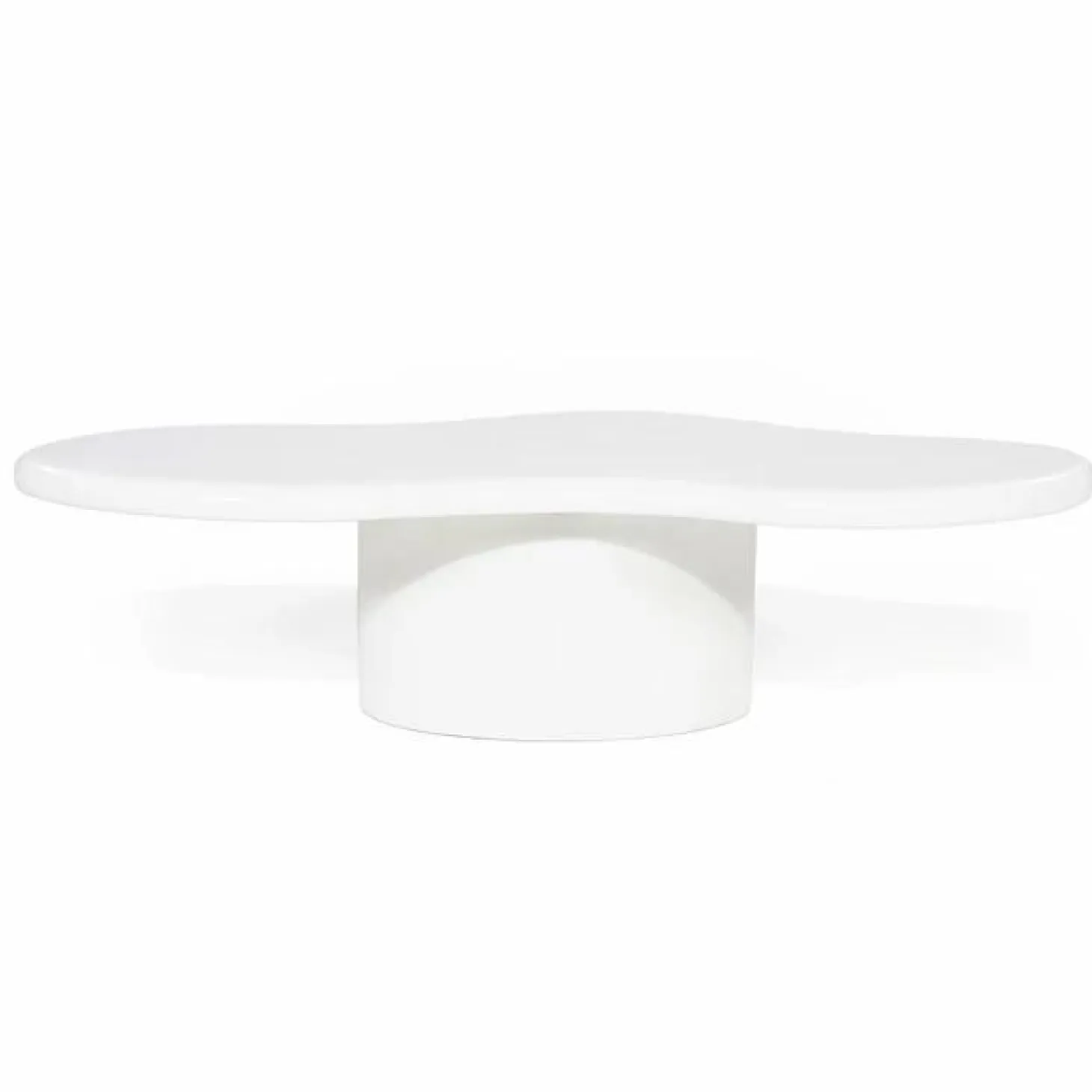 Organische Salontafel Seki 121 x 51cm - Wit - Loft24.nl