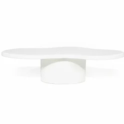 Organische Salontafel Seki 121 x 51cm - Wit - Loft24.nl