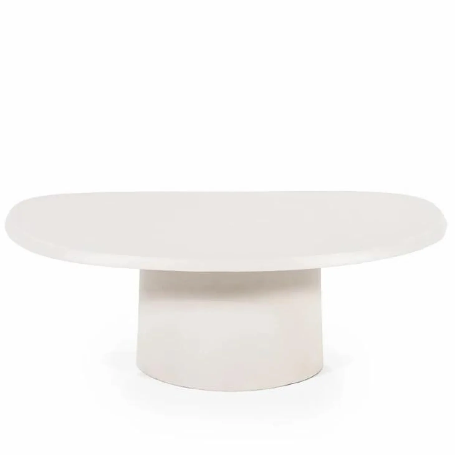 Organische Salontafel Sten 59 x 89cm - Beige - Loft24.nl