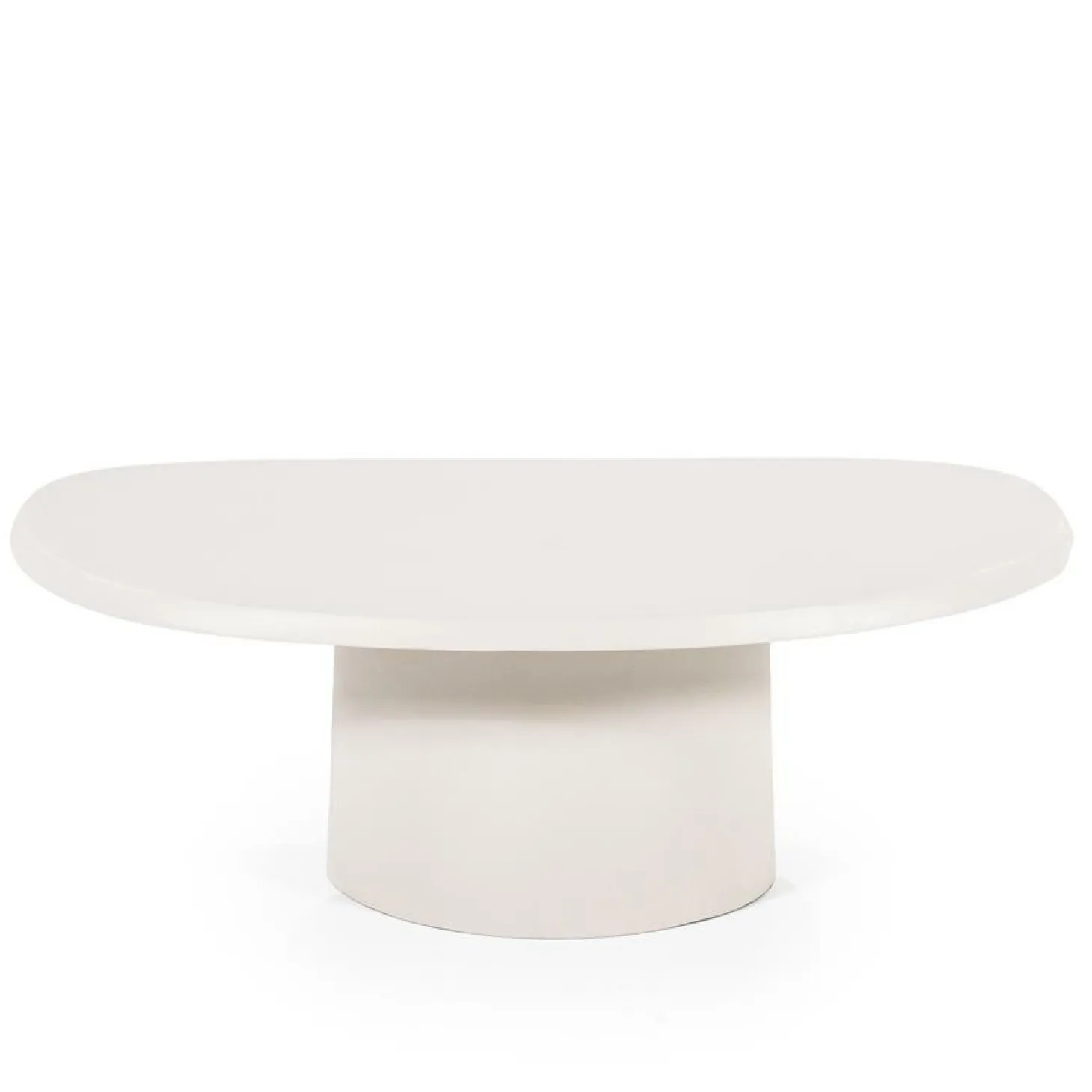 Organische Salontafel Sten 59 x 89cm - Beige - Loft24.nl