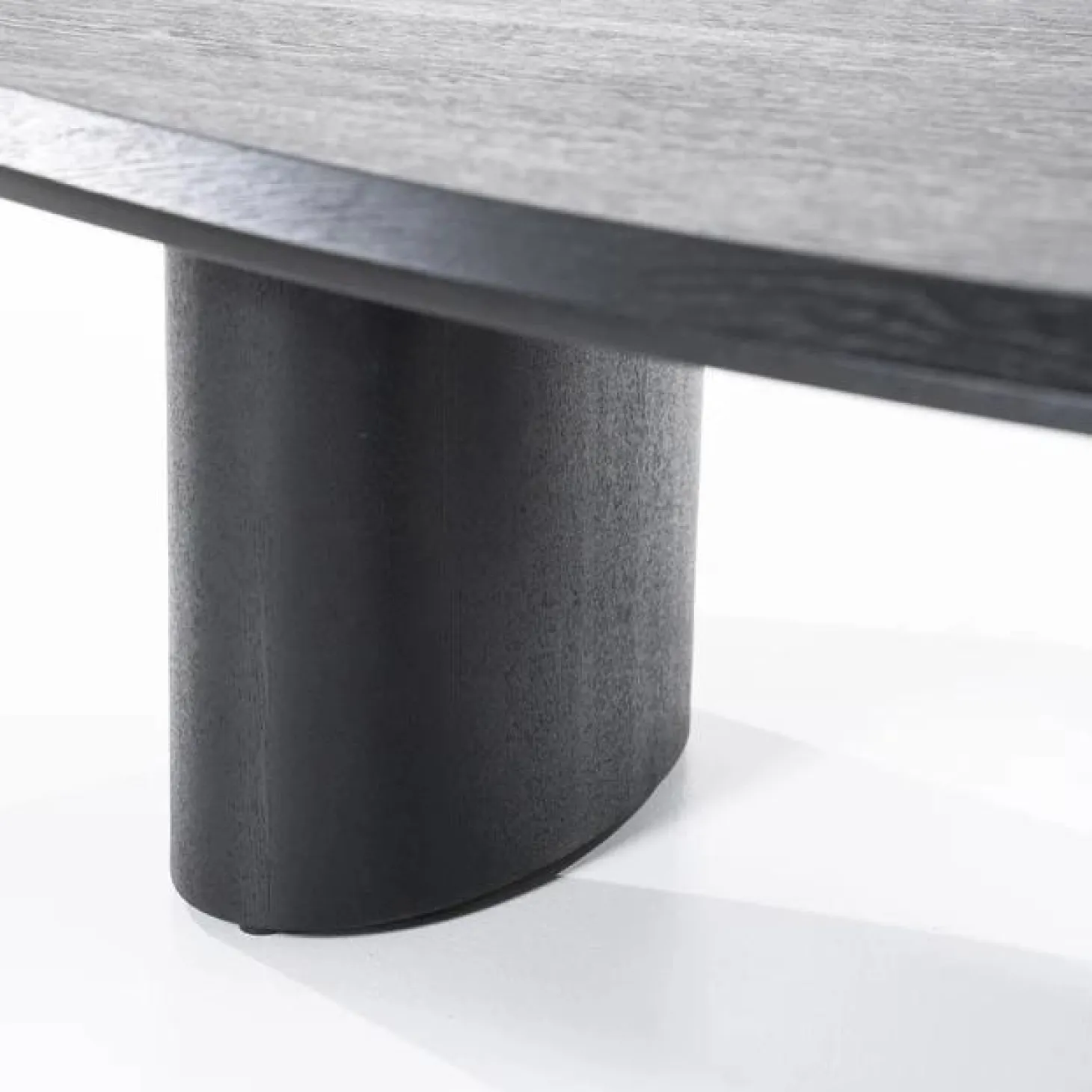 Organische Salontafel Walter Eikenhout Zwart - 96 x 78 cm - Loft24.nl