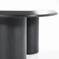 Organische Salontafel Walter Eikenhout Zwart - 96 x 78 cm - Loft24.nl