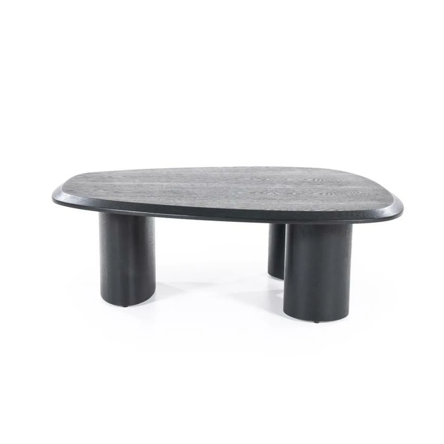 Organische Salontafel Walter Eikenhout Zwart - 96 x 78 cm - Loft24.nl