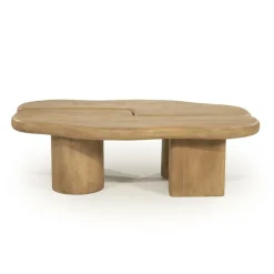 Organische Salontafel Yuo Mangohout - Naturel - Loft24.nl