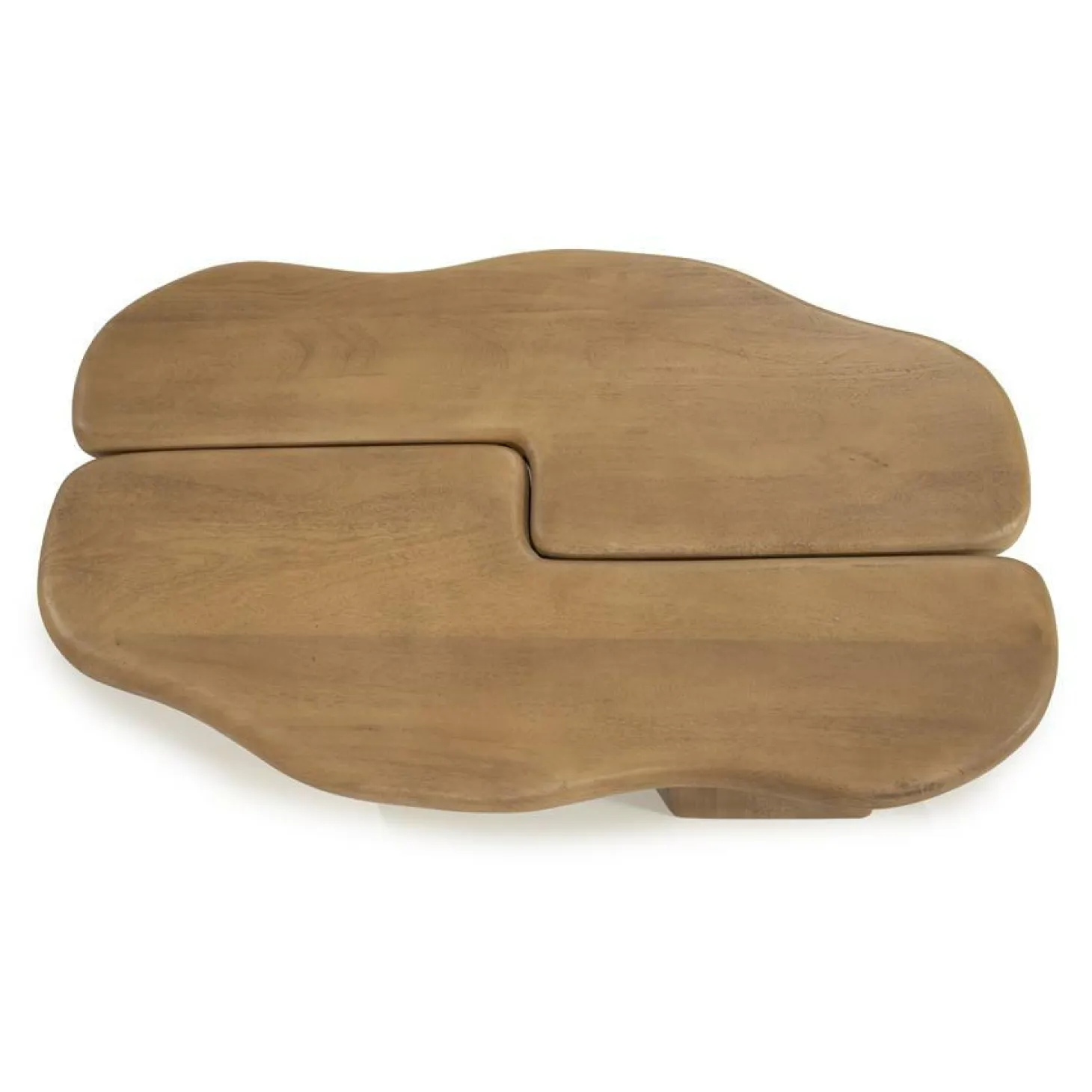 Organische Salontafel Yuo Mangohout - Naturel - Loft24.nl