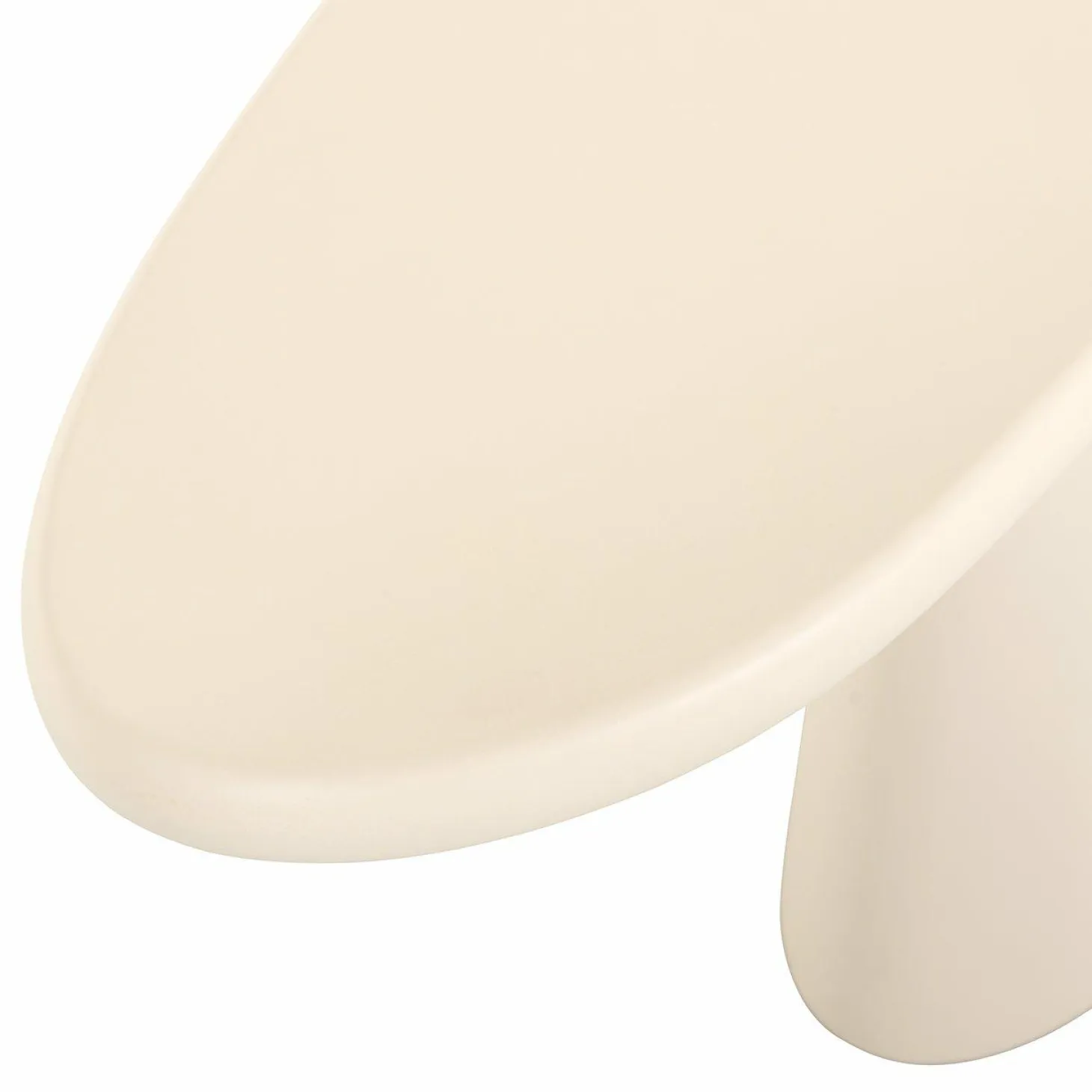 Organische sidetable Clayton 129 cm - Beige - Loft24.nl