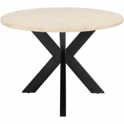 Ovale eettafel Avalon 230 x 115 cm - Travertin - Loft24.nl