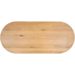 Ovale Eettafel Fairmont Eiken 270 x 100 cm - Naturel - Loft24.nl