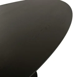 Ovale Eettafel Gordon Eiken 300 x 110 cm - Dark Coffee - Loft24.nl