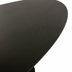 Ovale Eettafel Gordon Eiken 210 x 105 cm - Dark Coffee - Loft24.nl