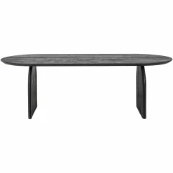 Ovale Eettafel Hudson 200 x 100 cm - Mangohout - Loft24.nl
