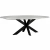 Ovale Eettafel Lexington 230 x 115 cm - Wit - Loft24.nl
