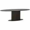 Ovale Eettafel Luxor 235 x 110 cm - Bruin - Loft24.nl