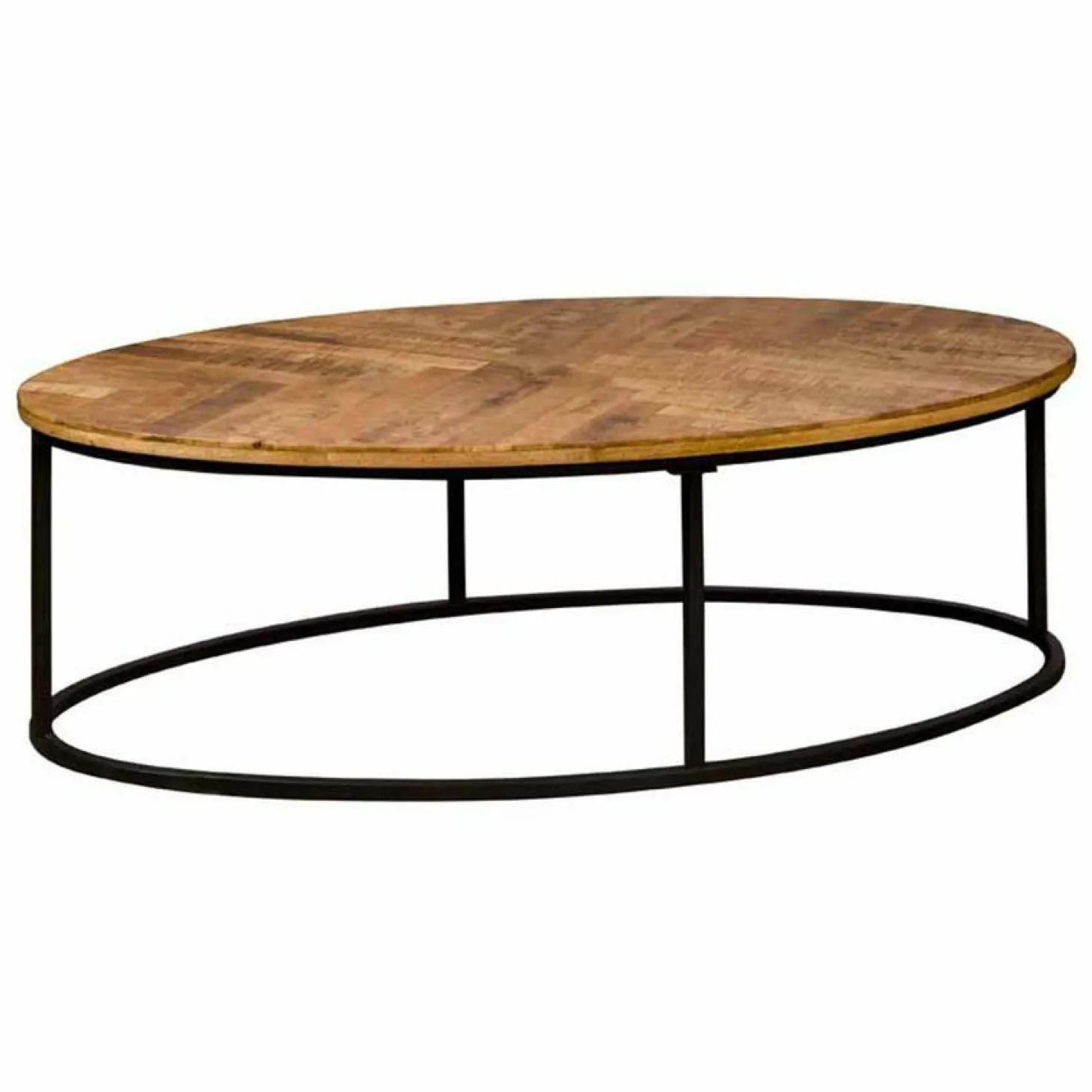 Ovale Salontafel Viola 135 x 75 cm - Naturel - Loft24.nl