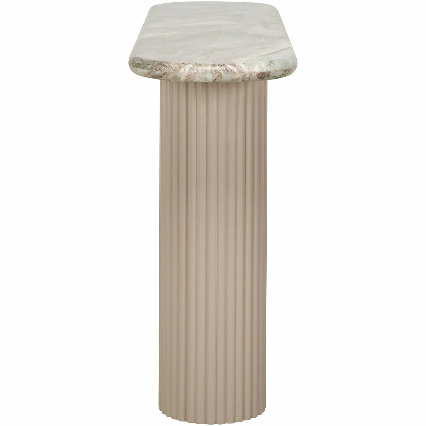 Ovale Sidetable Coronel Marmer - 120 cm - Loft24.nl