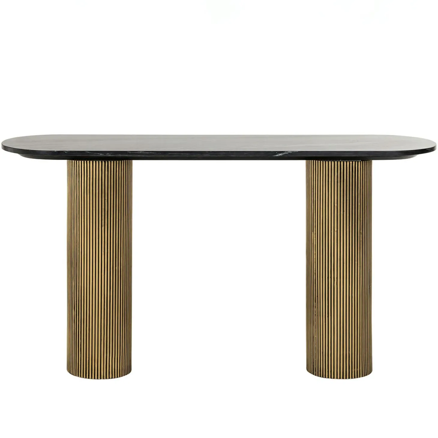 Ovale Sidetable Dayton Marmer - 130 cm - Loft24.nl