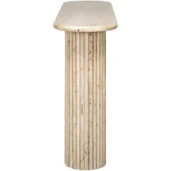 Ovale Sidetable La Cantera Travertin - 160 cm - Loft24.nl
