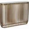 Ovale Sidetable Volante 107 cm - Goud - Loft24.nl