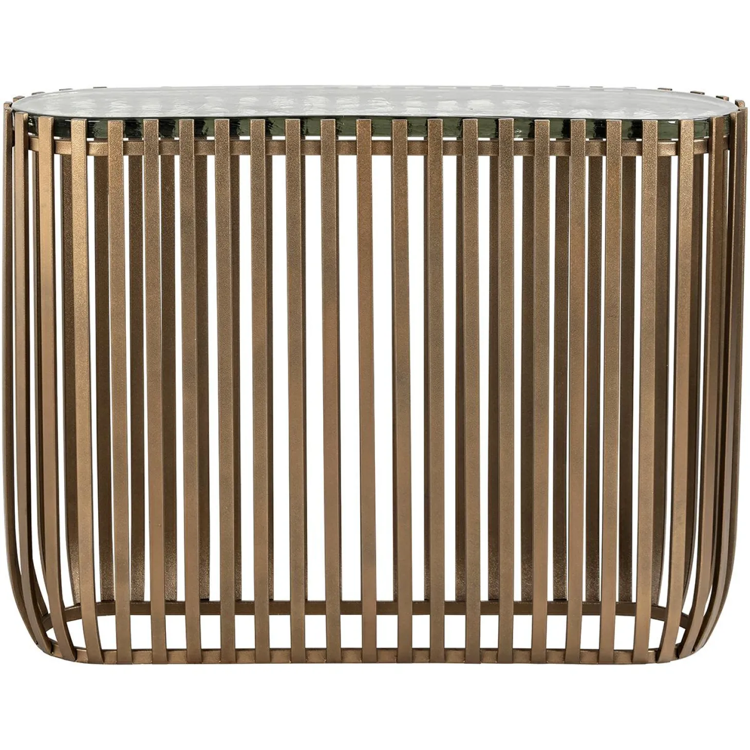 Ovale Sidetable Volante 107 cm - Goud - Loft24.nl