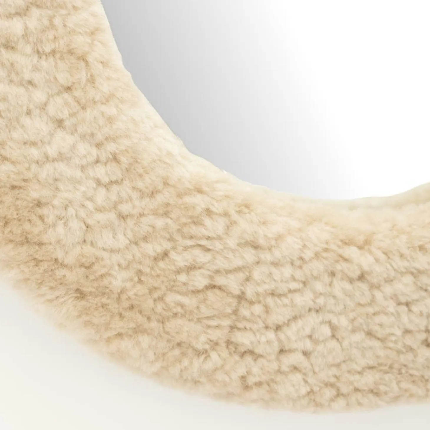 Ovale Spiegel Kiss 66 x 49cm - Beige - Loft24.nl