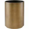 Plantenbak Dira 45cm (Geborsteld Goud) - Loft24.nl