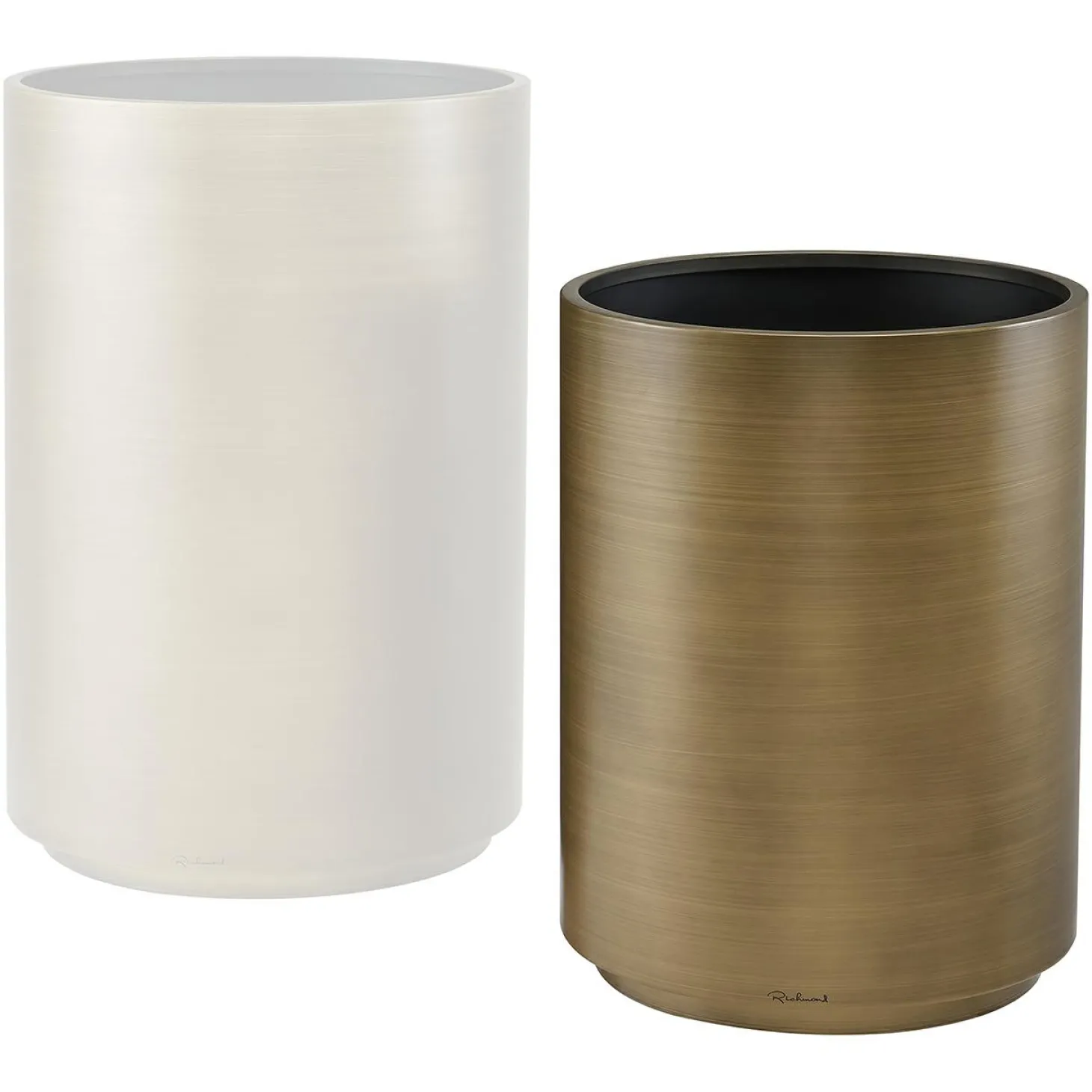 Plantenbak Dira 45cm (Geborsteld Goud) - Loft24.nl