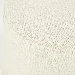 Poef Avah Bouclé 41cm - Beige - Loft24.nl